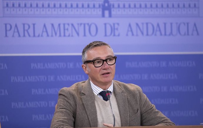 Manuel Gavira, este miércoles en el Parlamento