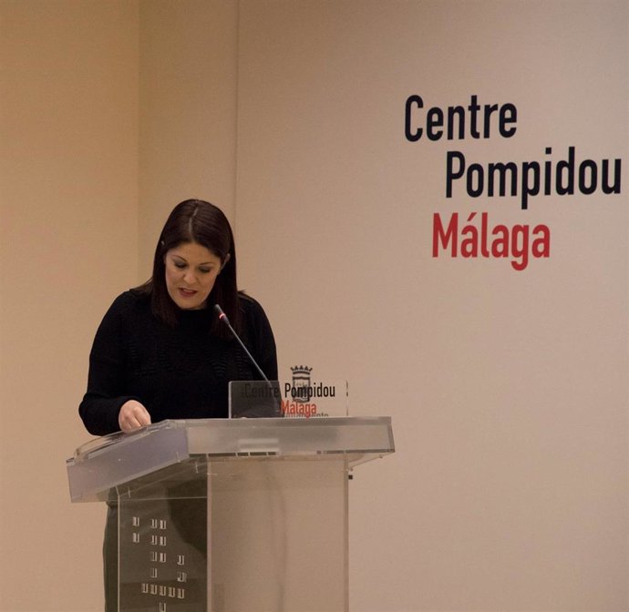 Noelia Losada, concejala de Cultura del Ayuntamiento de Málaga, en una imagen de archivo en el Centre Pompidou