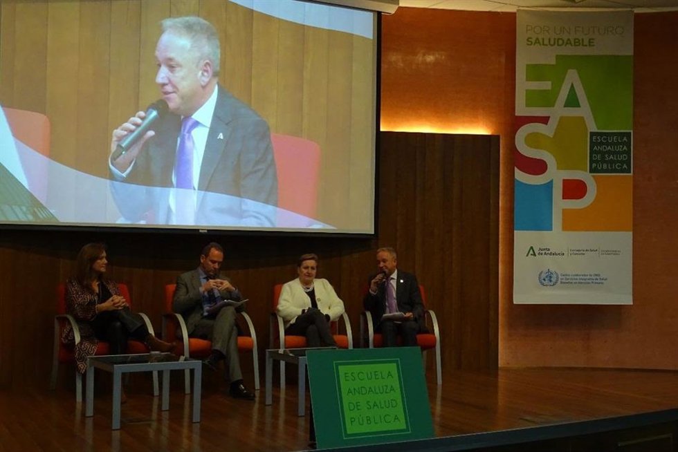Acto de bienvenida del Máster en Enfermería de Práctica Avanzada que imparte la Escuela Andaluza de Salud Pública.