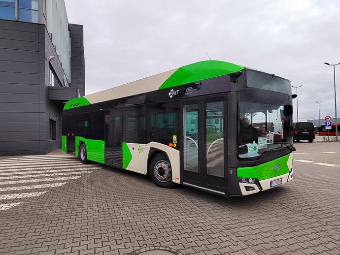 Prototipo del nuevo autobús de hidrógeno de la EMT Palma