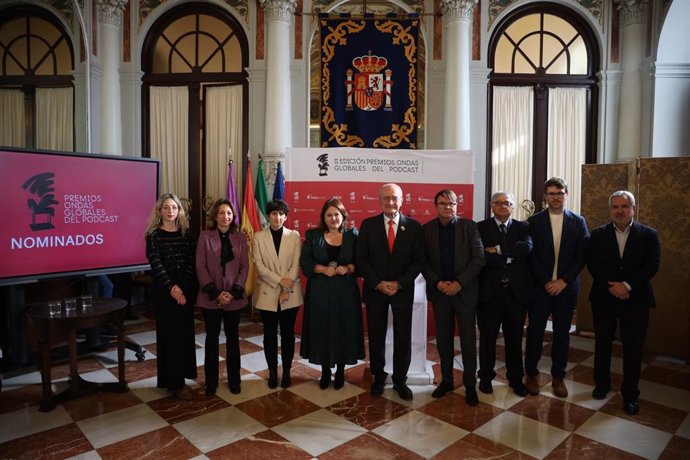 Presentacion de los finalistas de la segunda edición de los Premios Ondas Globales del Podcast.