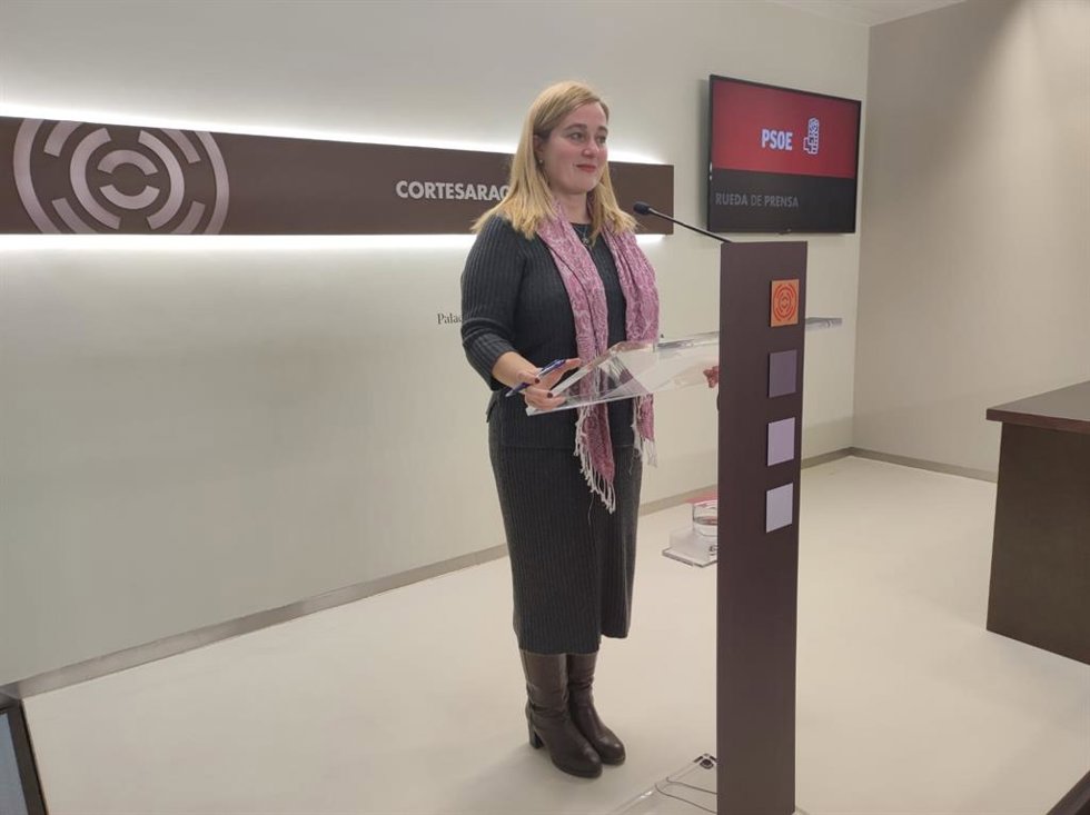 La portavoz de Turismo del Grupo Parlamentario Socialista en las Cortes de Aragón, Olvido Moratinos