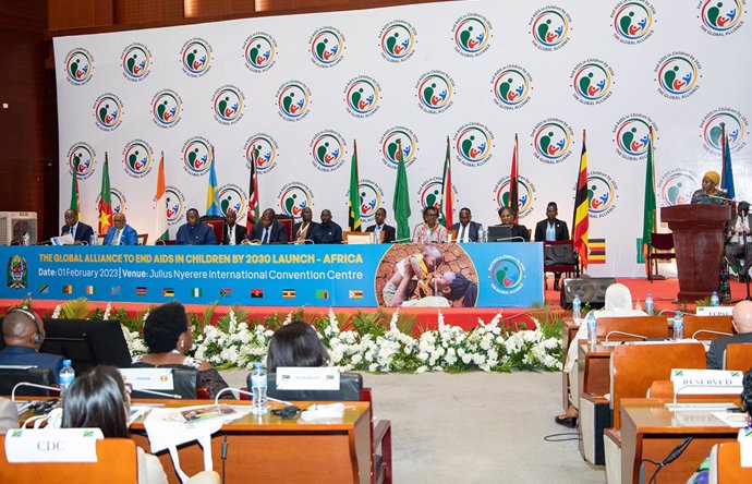 Primera reunión ministerial de la Alianza Mundial para Poner Fin al Sida en los Niños, celebrada en Tanzania.
