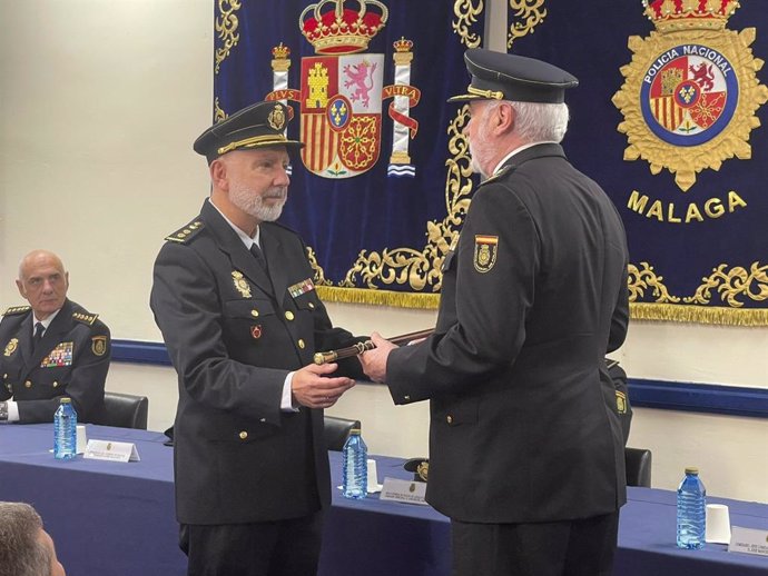 José Manuel Rando toma posesión como nuevo jefe de la Policía Nacional en Marbella.