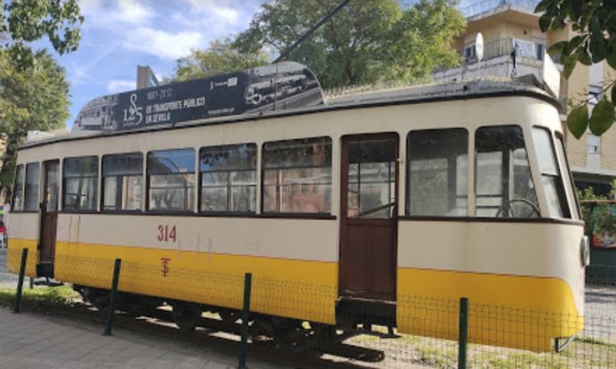 Imagen de archivo del tranvía original, en San Martín de Porres.