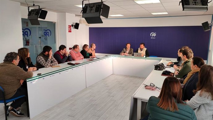 Reunión del Comité de Campaña del PP de Sevilla.