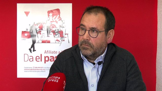 El coordinador regional de IU, Juan Ramón Crespo.