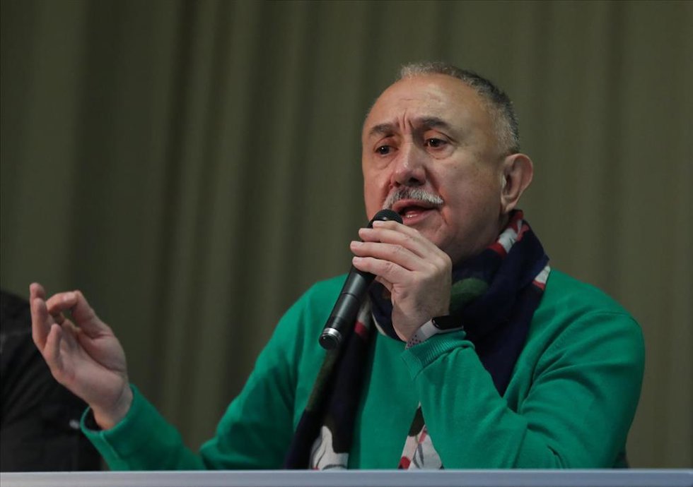 El secretario general de UGT, Pepe Álvarez