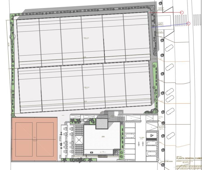 Plano del Nuevo Club en Alcobendas.