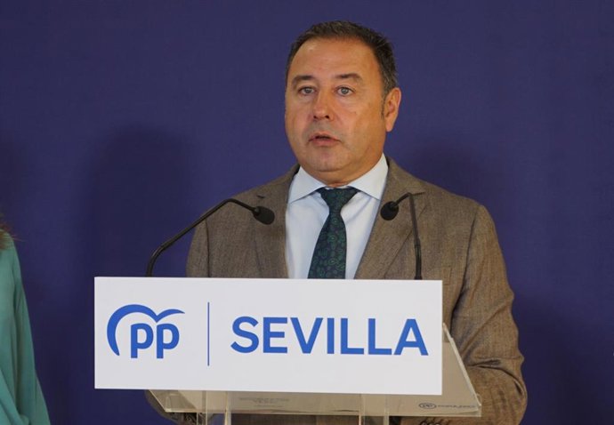 Archivo - Ricardo Sánchez, presidente del PP de Sevilla.