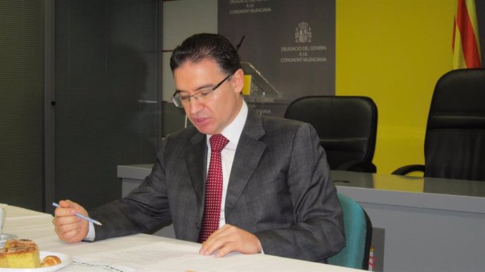 Archivo - El exdelegado del Gobierno en la Comunitat Valenciana Serafín Castellano en imagen de archivo