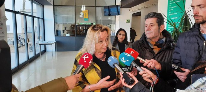 La secretaria general de CCOO de Extremadura, Encarna Chacón.