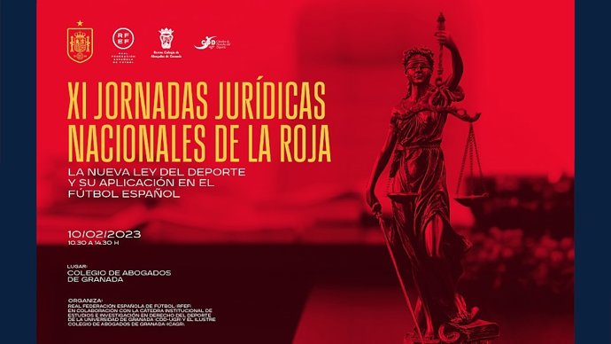 La RFEF organiza las XI Jornadas Jurídicas de La Roja en Granada.