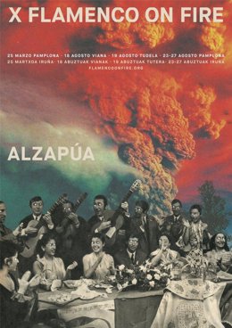 Cartel de la 10 edición del festival Flamenco On Fire