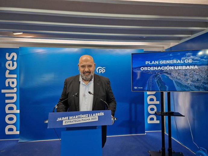 Archivo - El presidente del Partido Popular (PP), Jaime Martínez Llabrés