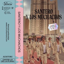 El circuit Sonora arriba a Castelló aquest dissabte amb el 'rock' de Santero i los Muchachos