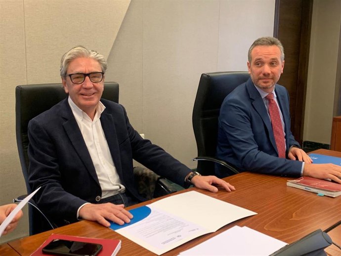 El portavoz del GPP, Joaquín Segado, en la Junta de Portavoces