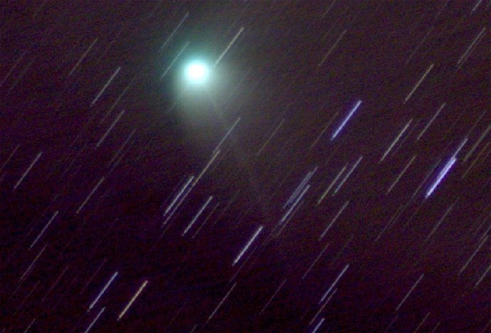 Fotografía obtenida del Cometa Verde