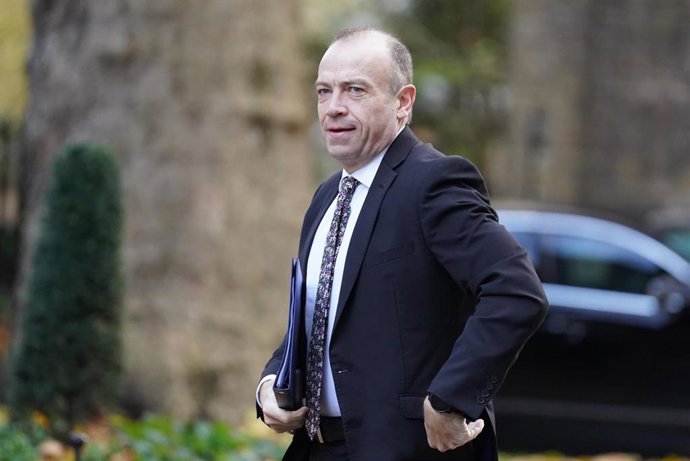 Archivo - El ministro para Irlanda del Norte, Chris Heaton-Harris.