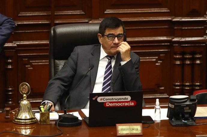 El presidente del Congreso peruano, Jose Williams