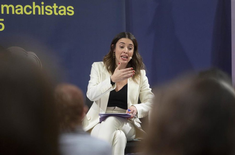 La ministra de Igualdad, Irene Montero.