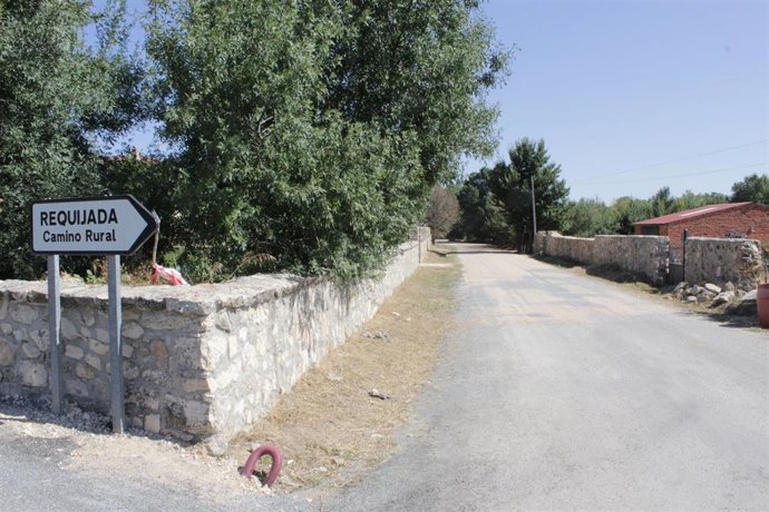 Imagen de archivo de una de las actuaciones de mejora en un pueblo de Segovia