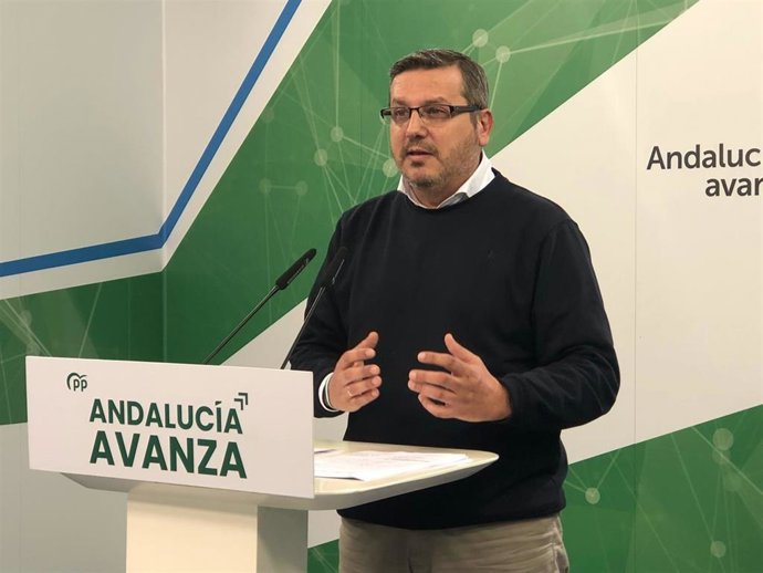 Archivo - El vicesecretario de Organización del PP-A, Alejandro Romero, en una fotografía de archivo