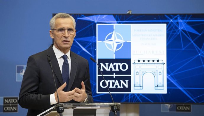 Archivo - El secretario general de la OTAN, Jens Stoltenberg