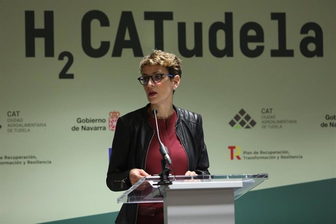 María Chivite, presidenta del Gobierno de Navarra