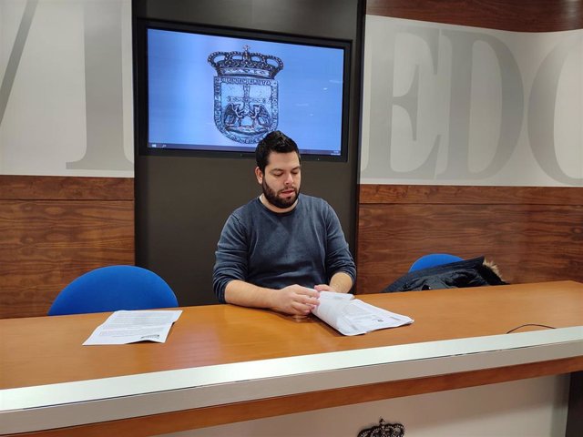 El concejal de Somos Oviedo, Rubén Rosón.