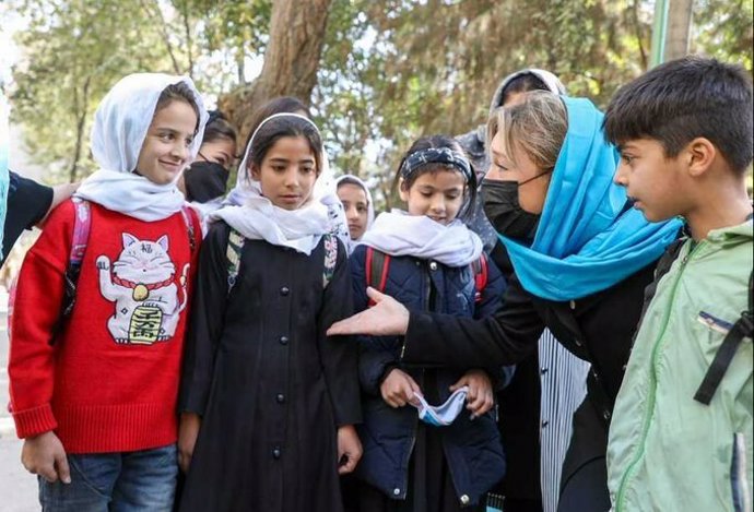 ECW Director Yasmine Sherif in Afghanistan.