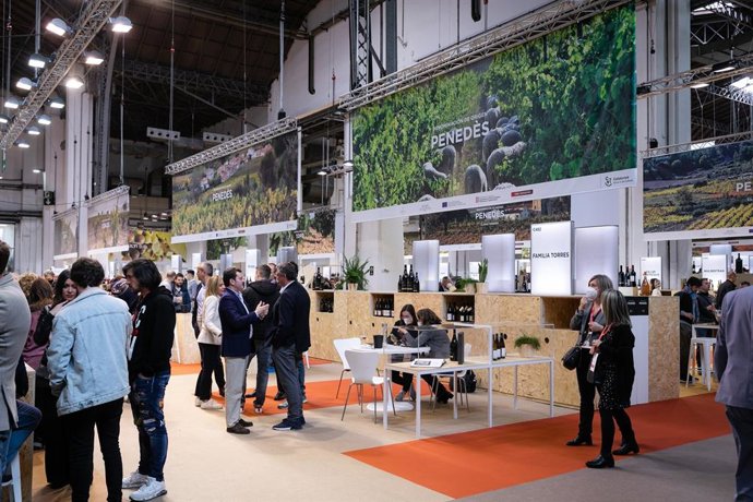 Imatge de l'estand de Familia Torres en la Barcelona Wine Week 