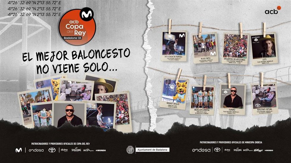 La Jaula Movistar, centro de ocio de la Copa del Rey de Badalona 2023