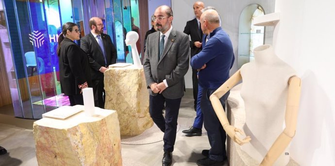 El presidente del Gobierno de Aragón ha visitado la empresa HMY Yudigar