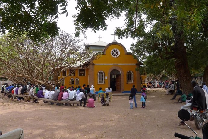 Celebración de una misa en Sudán del Sur.