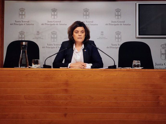 La portavoz del PP en la Junta General, Beatriz Polledo