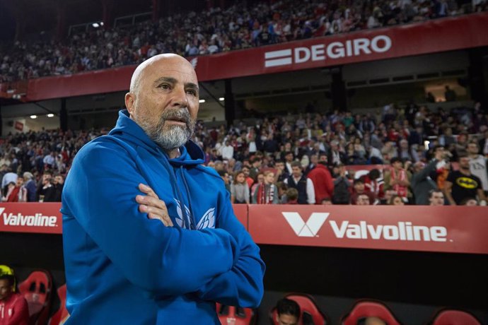 Archivo - Jorge Sampaoli, entrenador del Sevilla FC