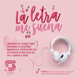 El Centro Comercial La Sierra celebra San Valentín con 'La letra me suena'.