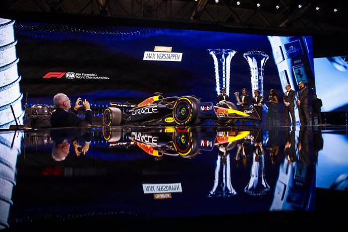 Archivo - Red Bull F1 2022 FIA Ceremonia de premios