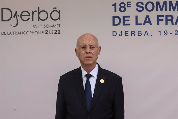 Archivo - El presidente de Túnez, Kais Saied