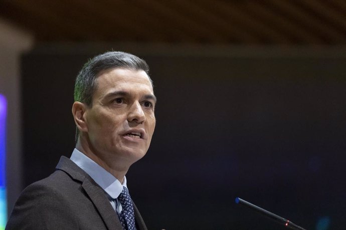 El presidente del Gobierno, Pedro Sánchez, interviene en las Jornadas Confederales de Accion Sindical de UGT. 