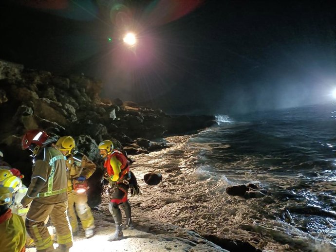 Imatge de l'accident mortal al camí del Roquer de Torredembarra (Tarragona)