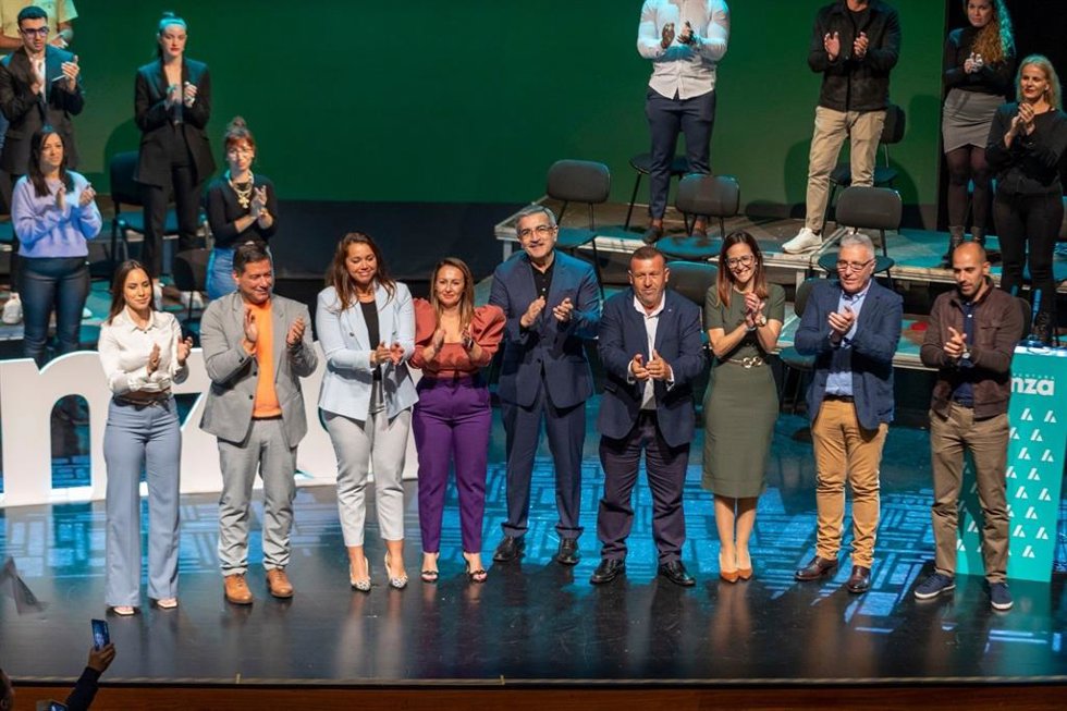 Presentación de Fuerteventura Avanza con la presencia del presidente de NC y vicepresidente del Gobierno de Canarias y consejero de Hacienda, Román Rodríguez