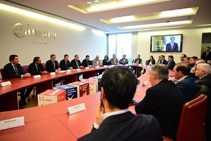 Encuentro 'Cara a cara con líderes' que organiza el Club Cámara Granada