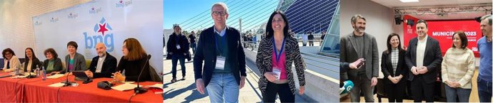 PPdeG, PSdeG y BNG cierran sus estructuras el 28M: Paula Prado, la terna Miñones-Barral-Varela y mesa coral con Da Silva