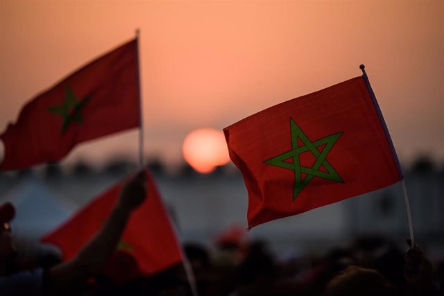 Archivo - Banderas de Marruecos