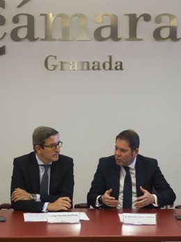 Encuentro de la Cámara de Granada con el consejero de Política Industrial y Energía, Jorge Paradela