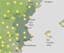 Predicción meteorológica del domingo 5 de febrero