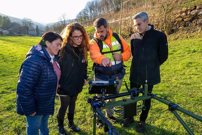 Comienzan los trabajos de prospección para la localización de una fosa de la Guerra Civil en Anievas