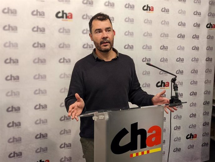 El candidato de Chunta Aragonesista (CHA) a la Alcaldía de Zaragoza, Chuaquín Bernal.